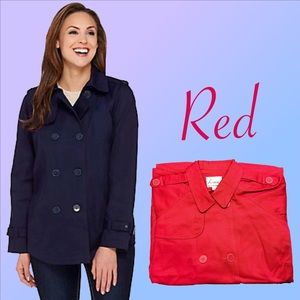 Louis Dell'Olio Button Front Jacket, 2X Red NWT